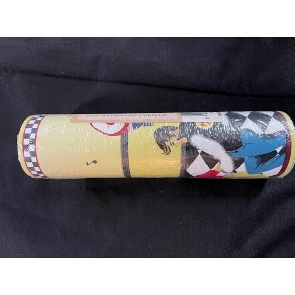 New Vintage Wallpaper Border "HAPPY DAYS" 50's Kitchen Diner Jukebox Rock & Roll - Picture 5 of 7